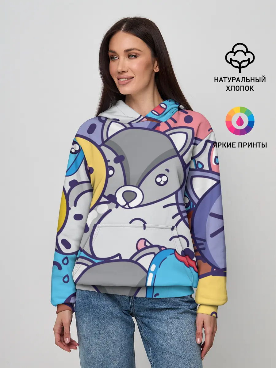 Женское худи / Текстура