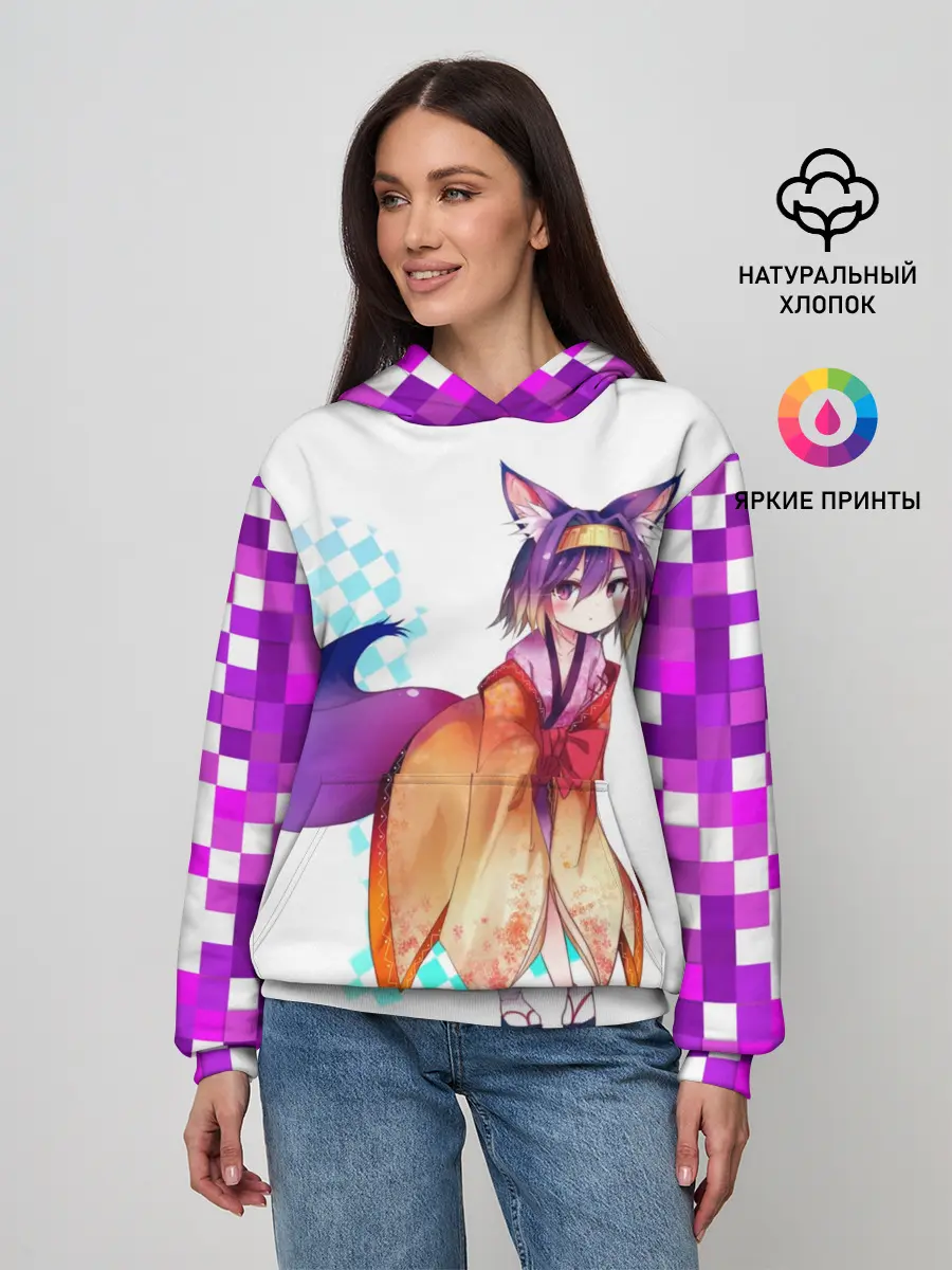 Женское худи / Аниме пиксели