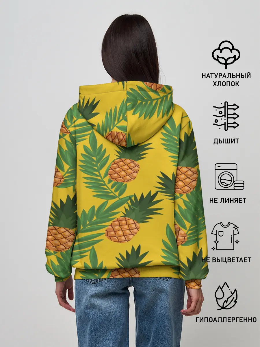 Женское худи / Ананасы