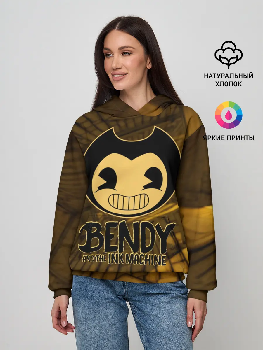 Женское худи / Bendy and the ink machine
