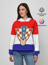 Женское худи / Сборная Хорватии флаг