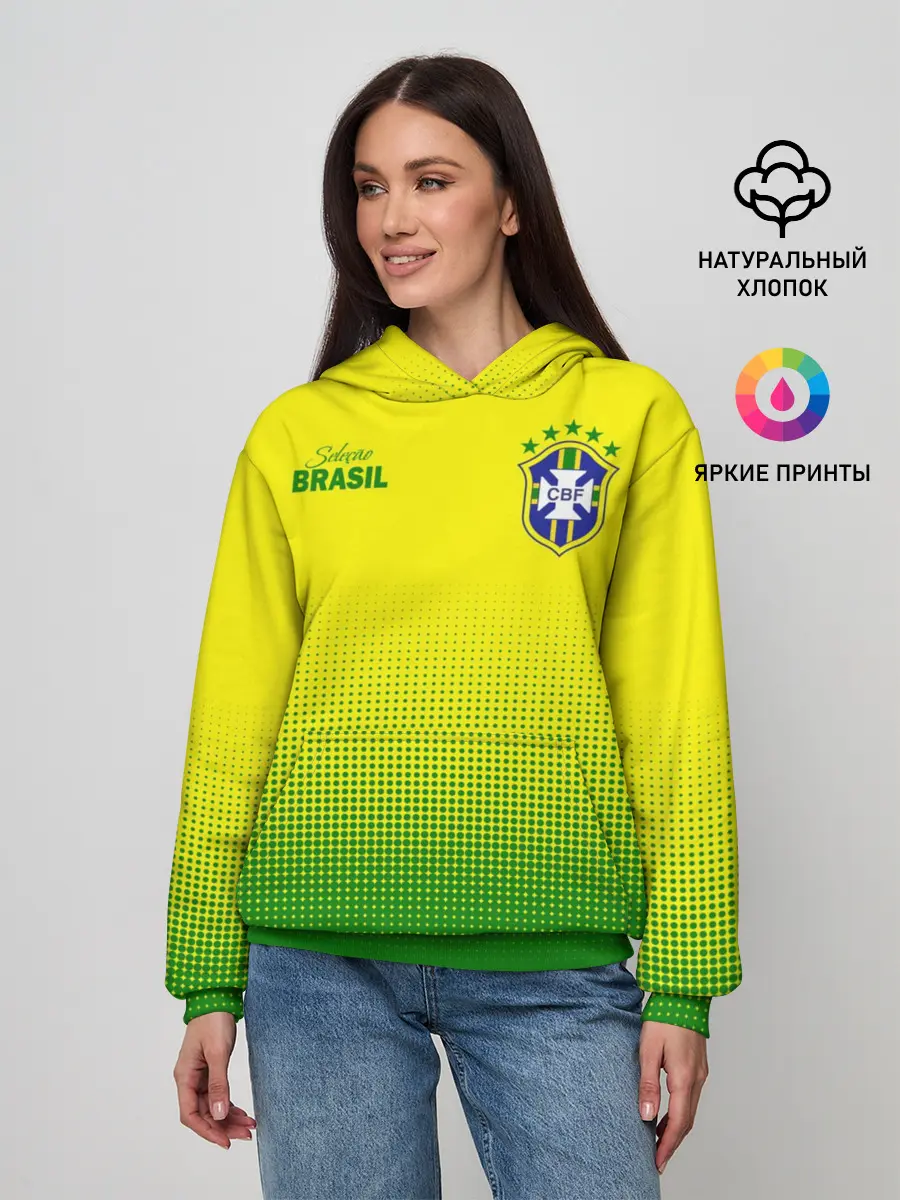 Женское худи / Сборная Бразилии