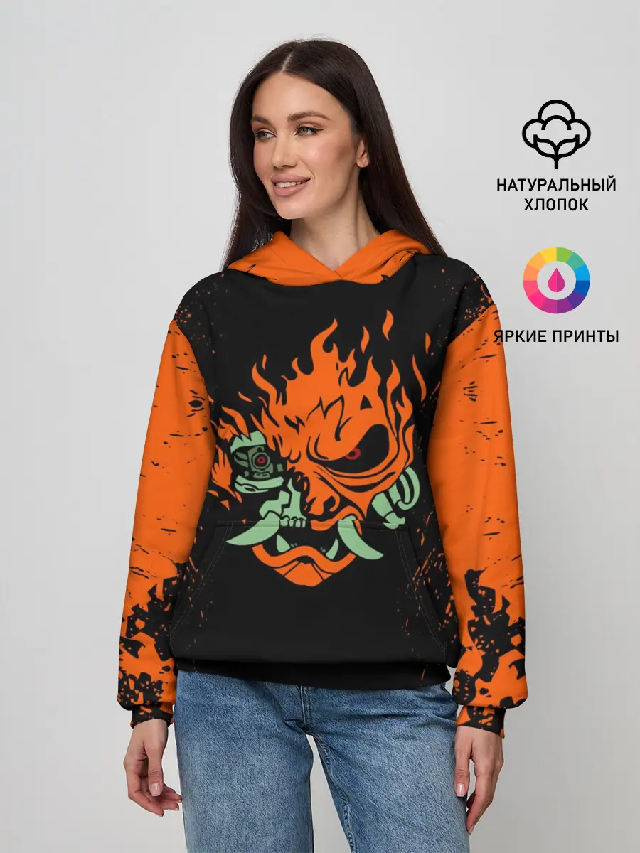 Женское худи / CYBERPUNK 2077 SAMURAI