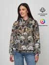 Женское худи / Коты разных пород