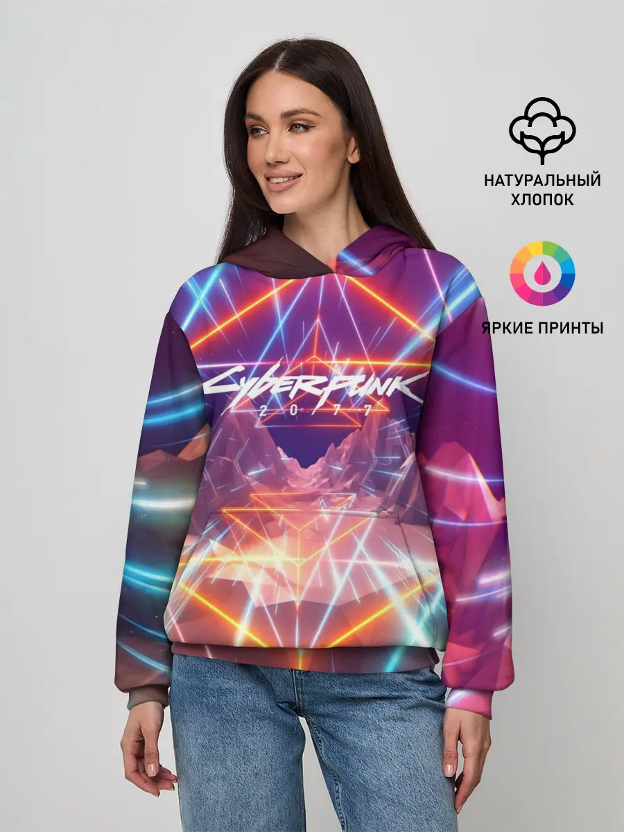 Женское худи / Cyber Punk 2077