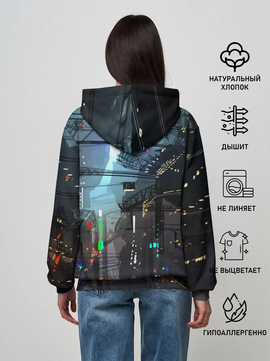 Женское худи / Cyber Punk 2077