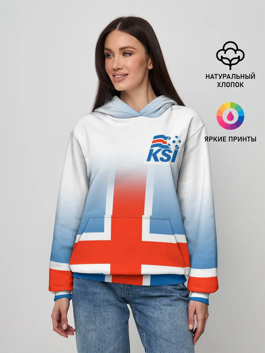 Женское худи / KSI ICELAND SPORT