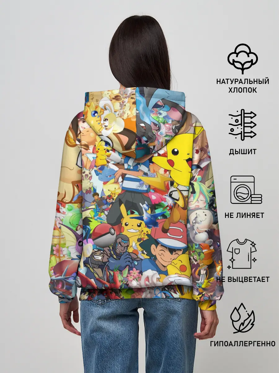 Женское худи / Pokemon