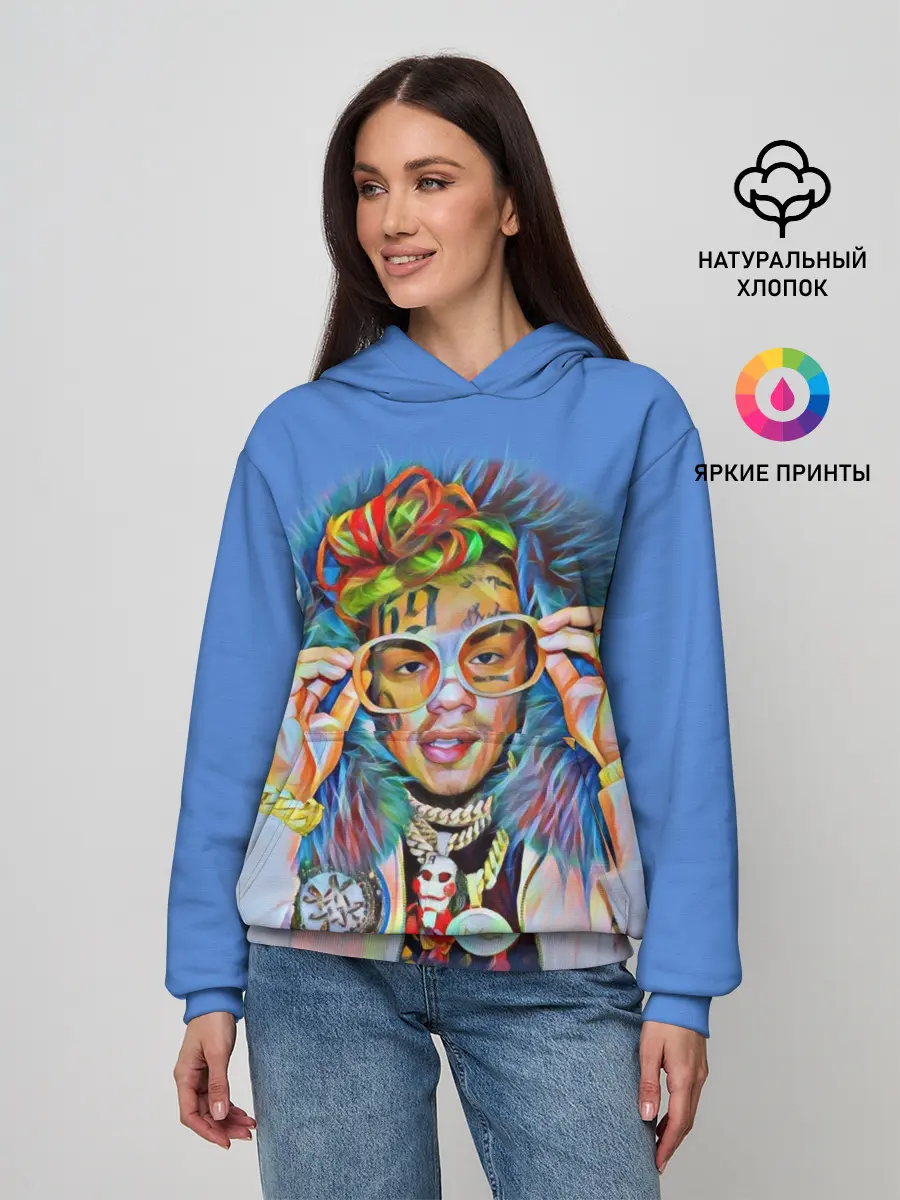 Женское худи / 6IX9INE SWAG