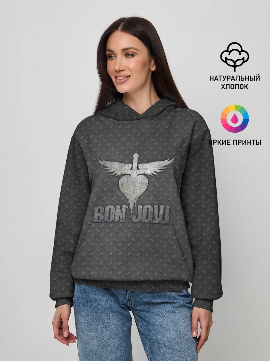 Женское худи / Bon Jovi