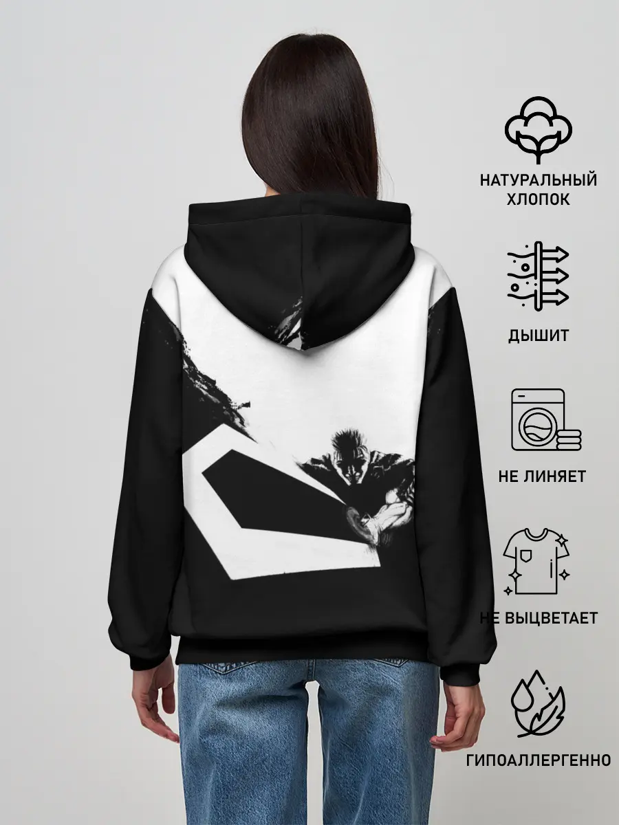 Женское худи / Гатс разрубает тьму! БЕРСЕРК