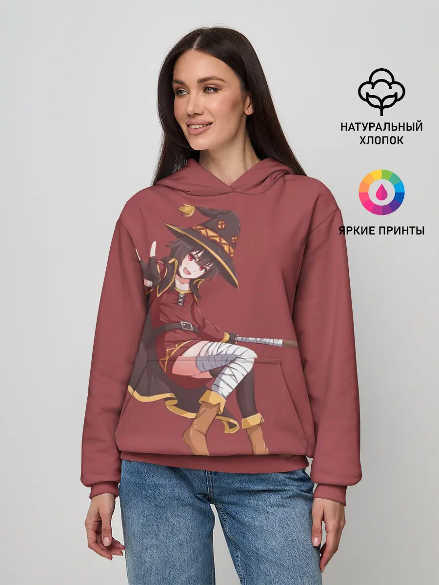 Женское худи / Megumin peace