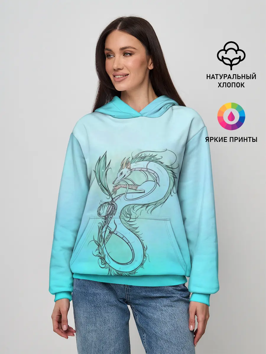Женское худи / Дракон-Бог Хаку