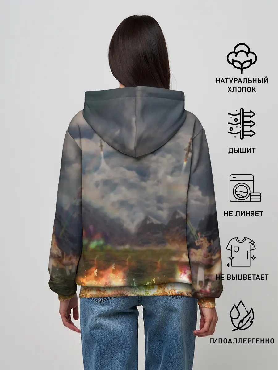 Женское худи / Ким чен ын на Единороге