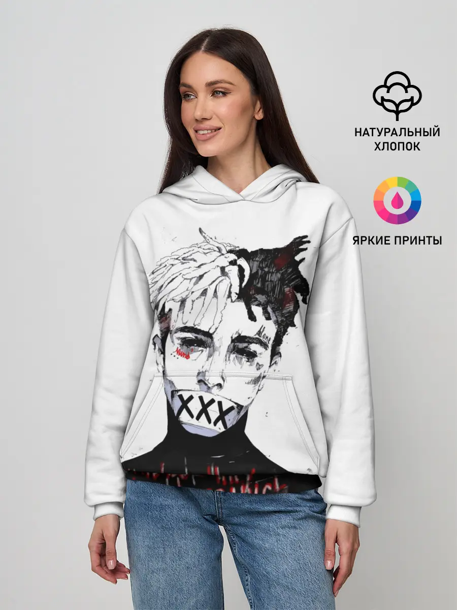 Женское худи / xxxtentacion
