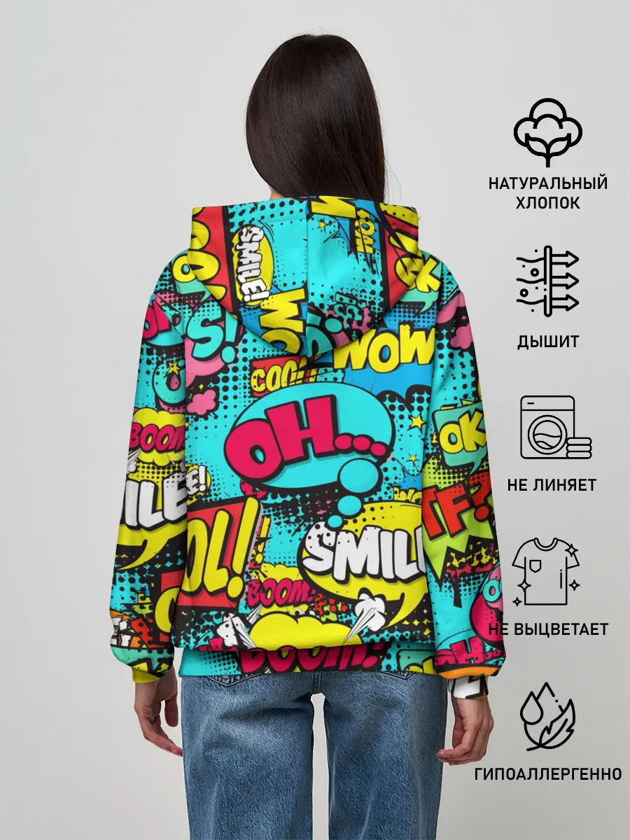 Женское худи / Поп-арт в моде