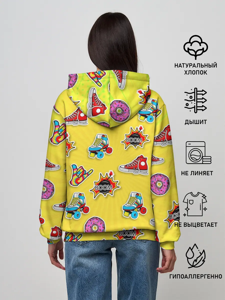 Женское худи / Pop Art