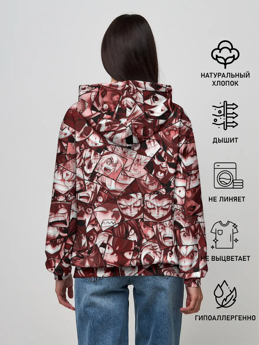 Женское худи / Ярость аниме