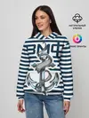 Женское худи / Якорь ВМФ