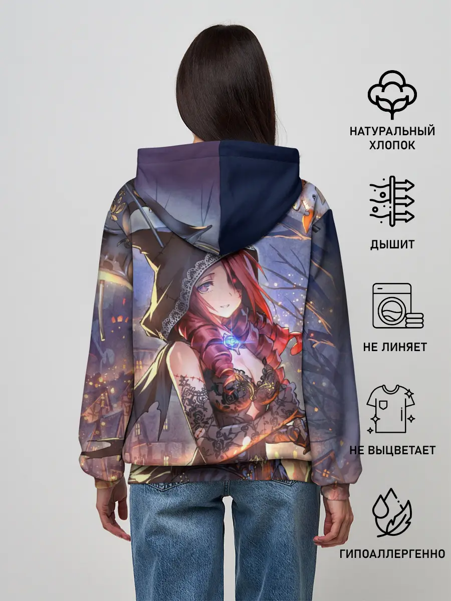 Женское худи / Однокрылый демон Амира