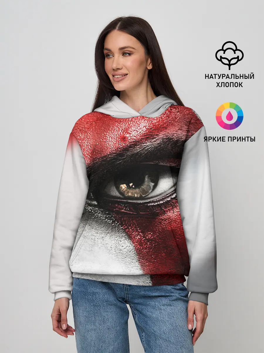 Женское худи / Взгляд Кратоса