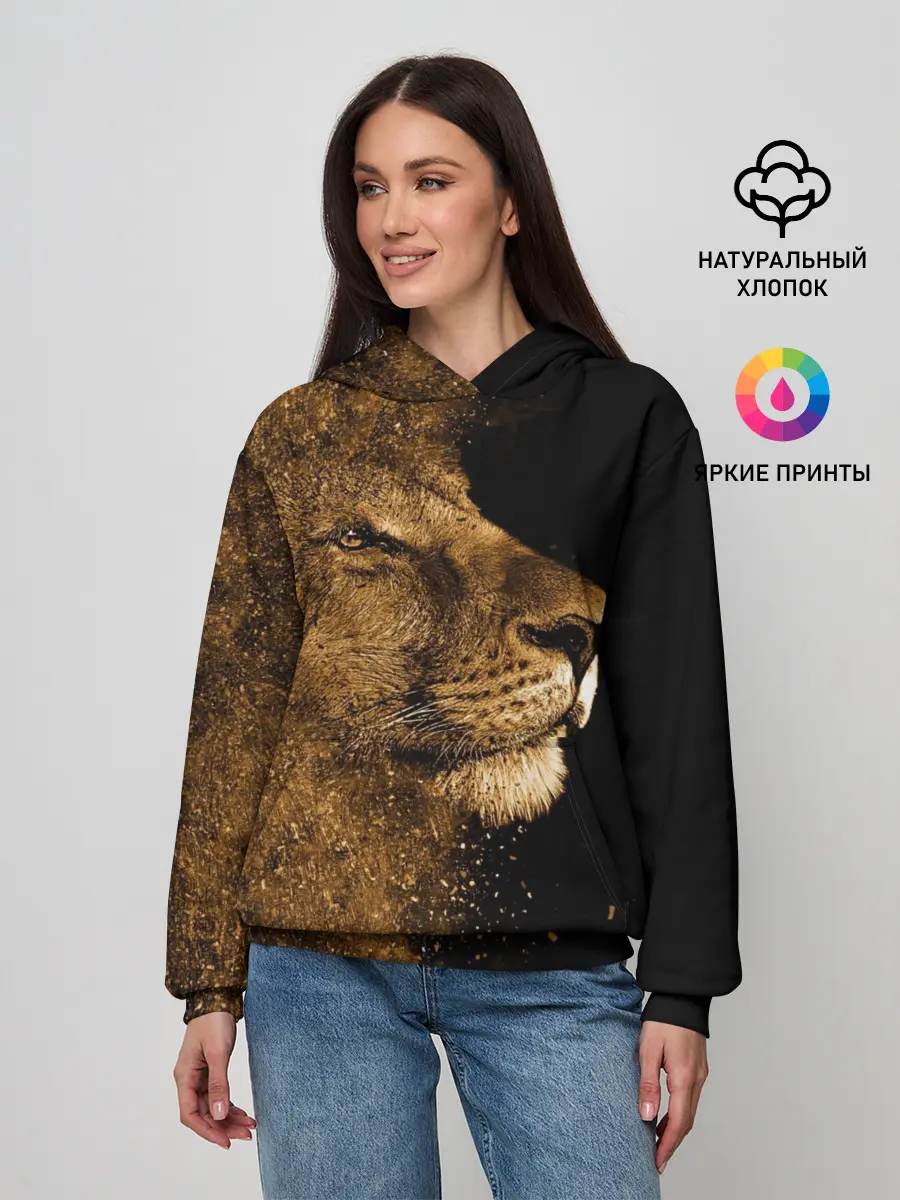 Женское худи / Лев