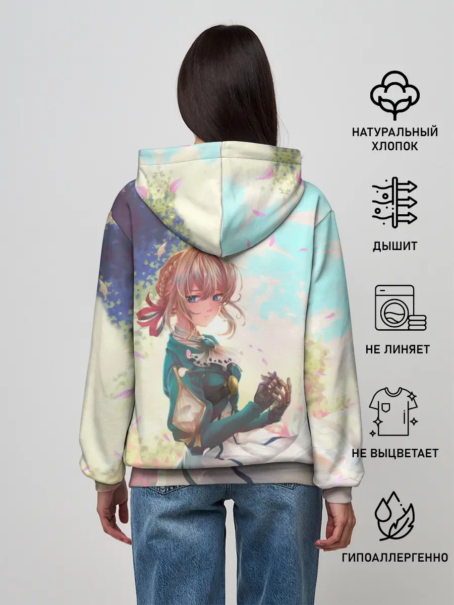 Женское худи / Violet Evergarden_8