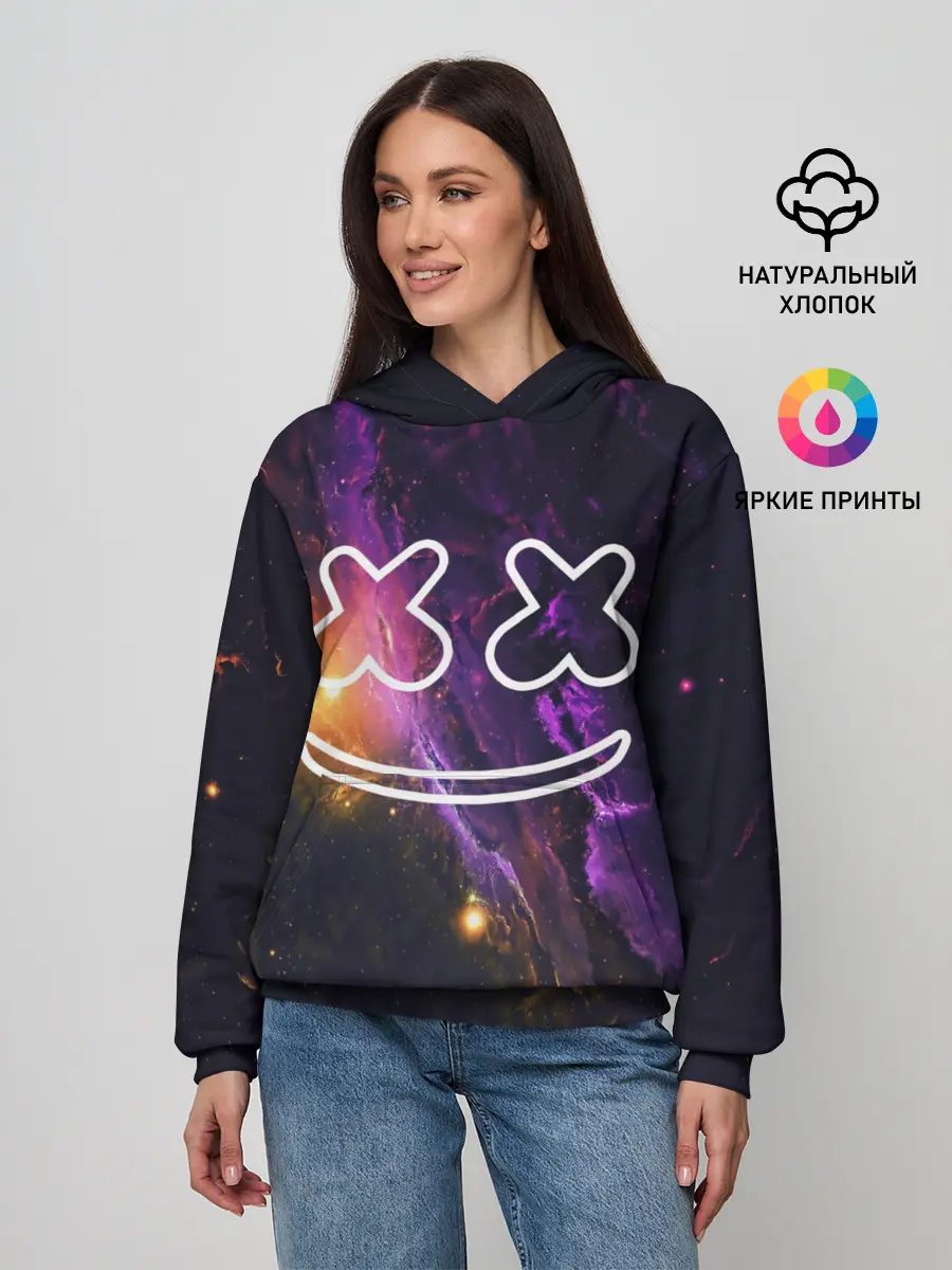 Женское худи / MARSHMELLO