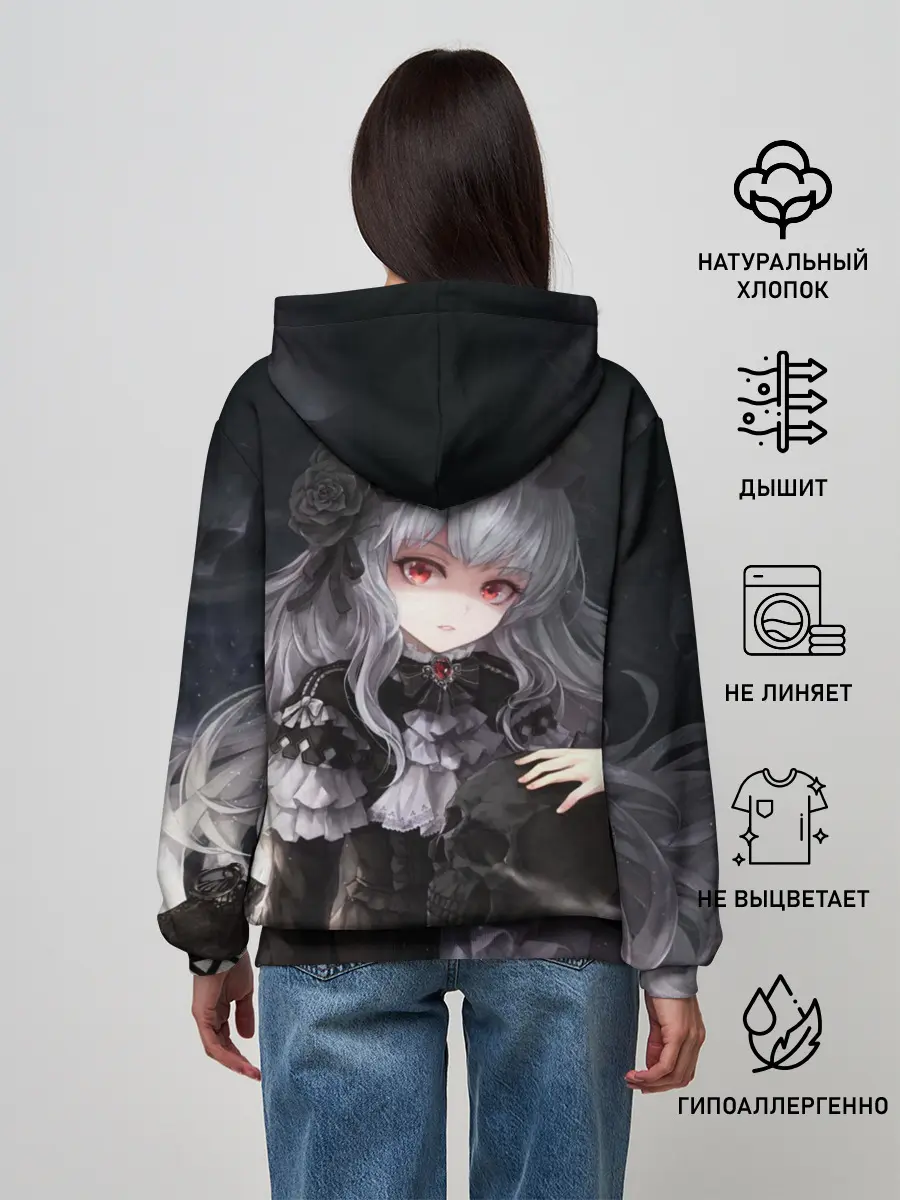 Женское худи / Темная Хатсуне Мику