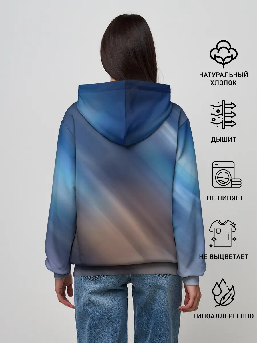 Женское худи / КОТ АСТРОНАВТ