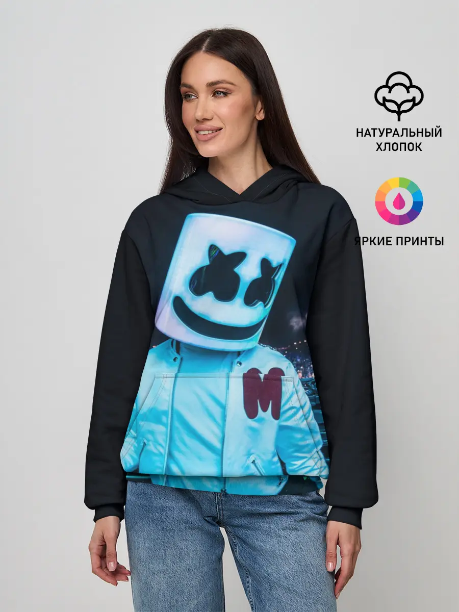 Женское худи / MARSHMELLO