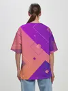 Женская футболка оверсайз / Геометрия