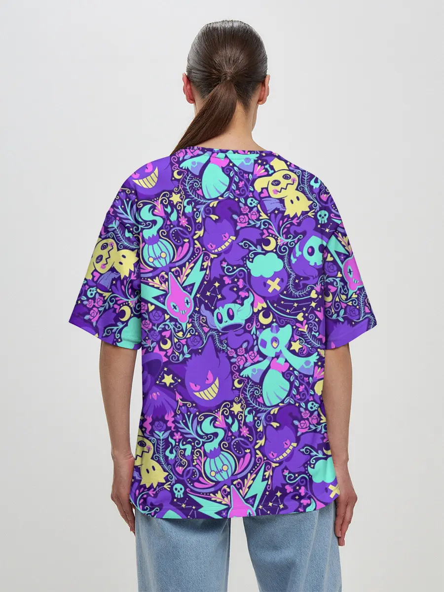 Женская футболка оверсайз / Сумеречные монстрики