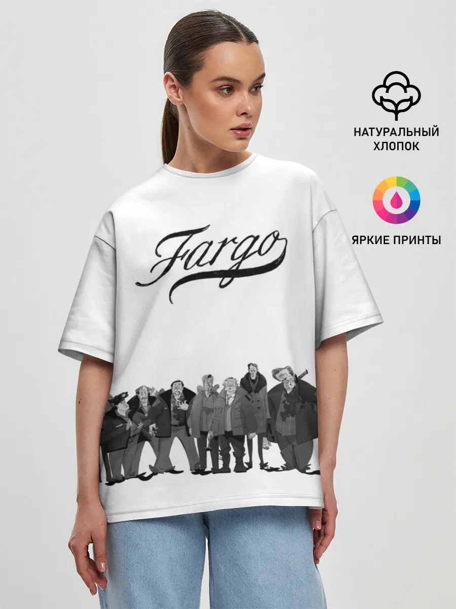 Женская футболка оверсайз / Fargo