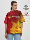 Женская футболка оверсайз / MANCHESTER UNITED
