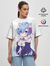 Женская футболка оверсайз / Re:Zero, Рем