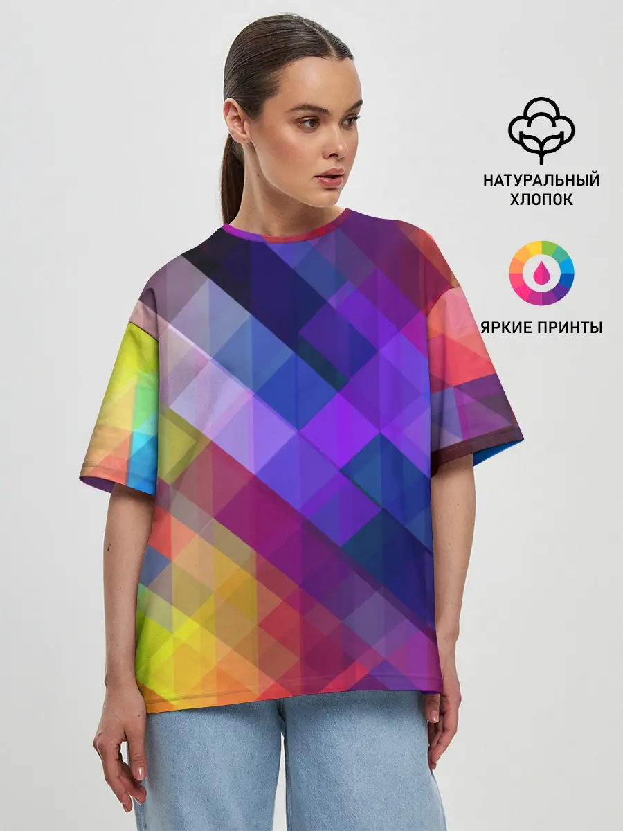 Женская футболка оверсайз / Горен