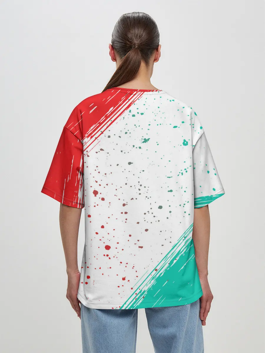 Женская футболка оверсайз / LIVERPOOL / Ливерпуль