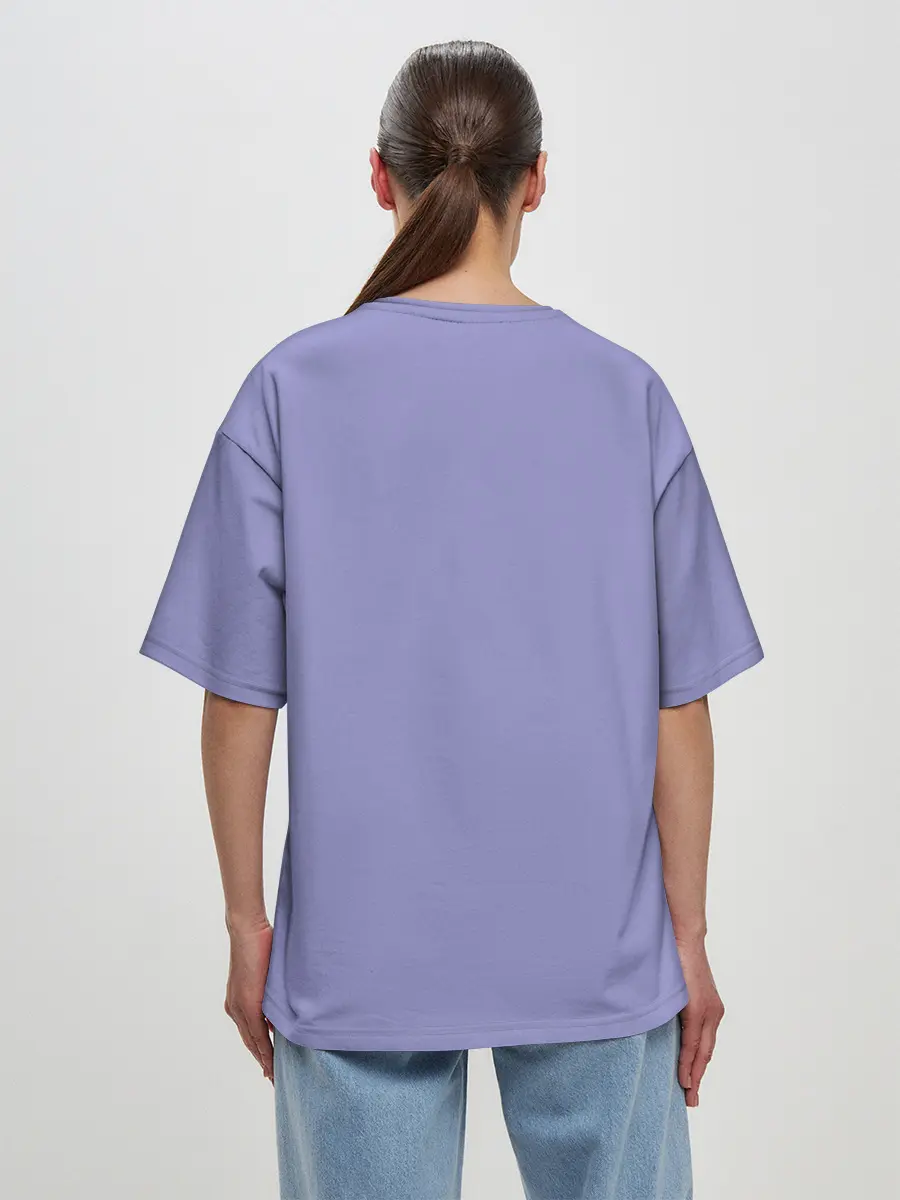 Женская футболка оверсайз / Твоё имя