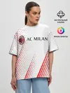 Женская футболка оверсайз / AC MILAN / МИЛАН