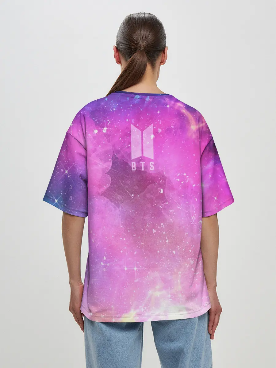 Женская футболка оверсайз / BTS