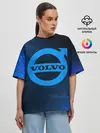 Женская футболка оверсайз / VOLVO / Вольво