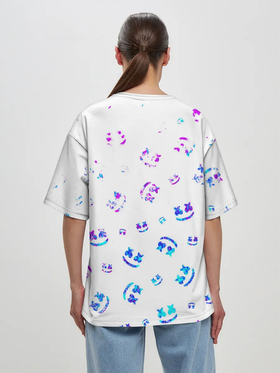 Женская футболка оверсайз / MARSHMELLO / МАРШМЕЛЛОУ