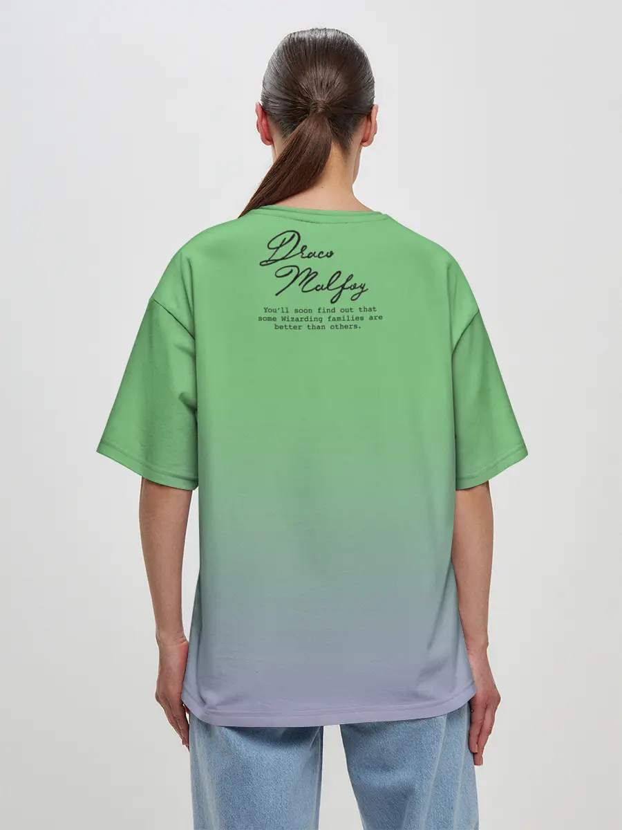 Женская футболка оверсайз / Драко