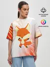 Женская футболка оверсайз / ЛИСИЧКА / FOXY