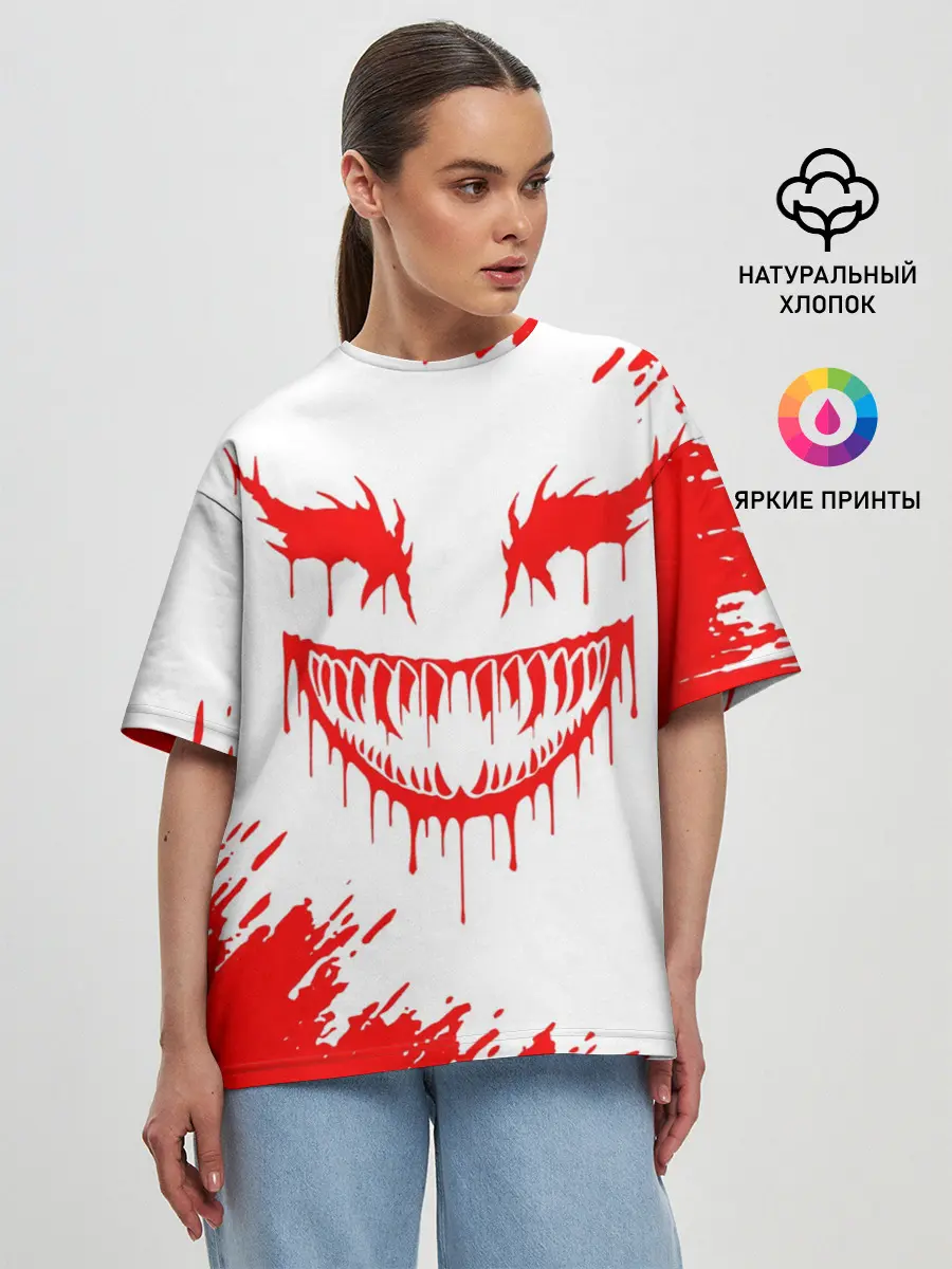 Женская футболка оверсайз / GHOSTEMANE
