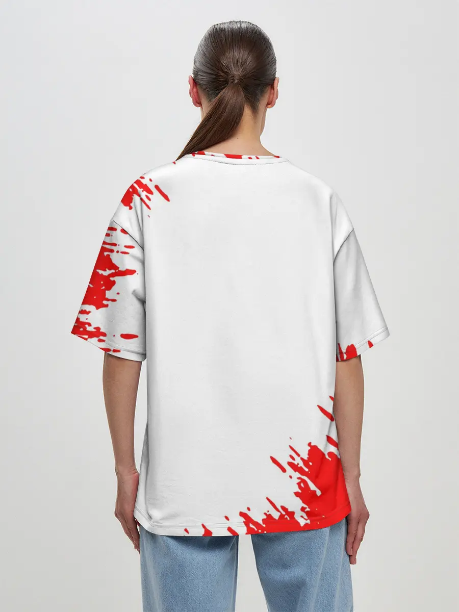 Женская футболка оверсайз / GHOSTEMANE