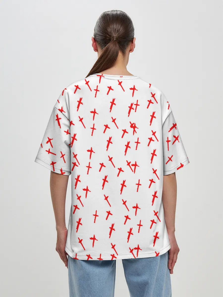 Женская футболка оверсайз / GHOSTEMANE