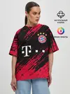 Женская футболка оверсайз / BAYERN MUNCHEN / БАВАРИЯ.