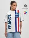 Женская футболка оверсайз / СБОРНАЯ ФРАНЦИЯ